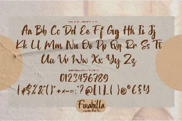 Finabilla - Handwritten Script Font