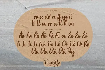 Finabilla - Handwritten Script Font