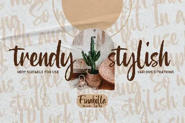 Finabilla - Handwritten Script Font