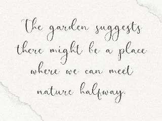 Perfect Garden Script Font