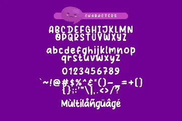 Violet Smile font