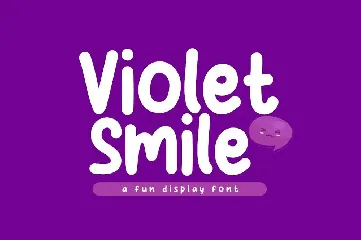 Violet Smile font