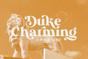 Duke Charming - A Unique Bold Serif font