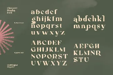 Claypert - Logo Font