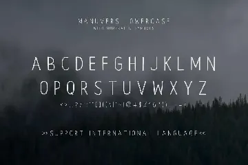 Manuvers - Handmade Sans Font