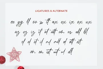 Christmas Time - Monoline Font