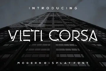 Vetti Corsa font