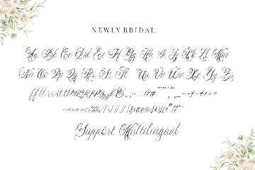 Newly Bridal - A Wedding Font