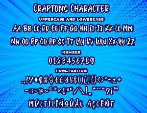 Craptons - Cute Retro Font