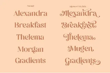 Megan Display font