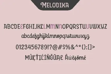 Melodika font