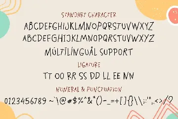 Drawing Letter font