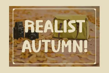 Blazing Autumn - Vintage Autumn Font