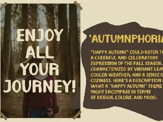 Blazing Autumn - Vintage Autumn Font