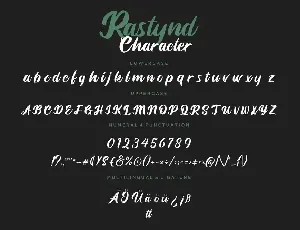 Rastynd Script Bold Business Font