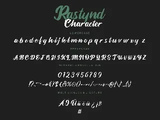 Rastynd Script Bold Business Font