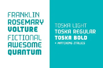 Toska font