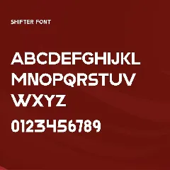 Shifter Font