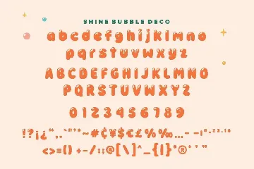 Shine Bubble font