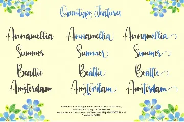 Annamellia font