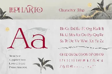 Lepharto Font