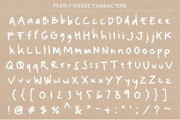 Pearly Smiles - Delightful Font