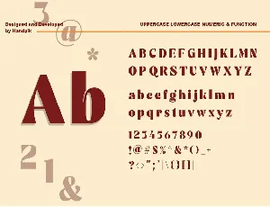 Mechta font