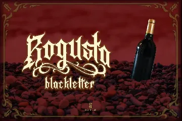 Rogusta - Blackletter font