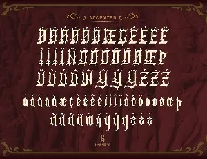 Rogusta - Blackletter font