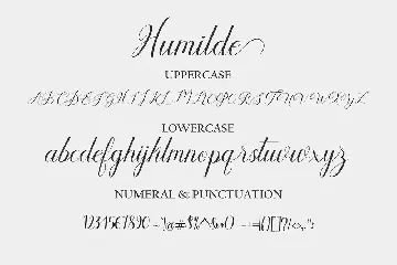 Humilde Script Font