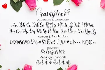 Rainy Love | Lovely Calligraphy font