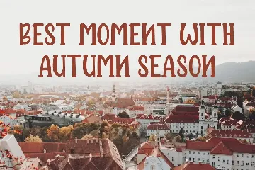 Autumn Orange font