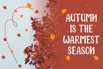 Autumn Orange font