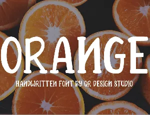 Autumn Orange font