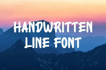 The Revorich - Handwritten Line Font