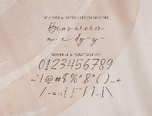 Bierang Signature Font