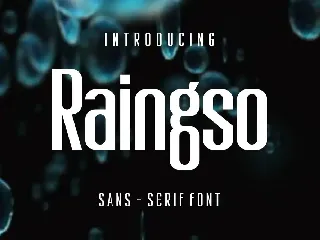 Raingso font