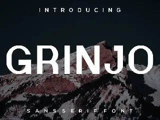 Grinjo Font