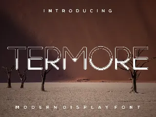 Termore font