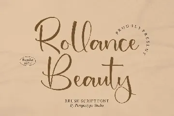 Rollance Beauty Brush Script Font