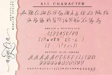 Angelia font