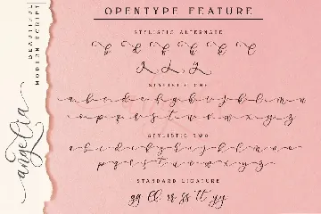 Angelia font