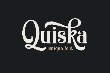 Quiska - Unique Fonts