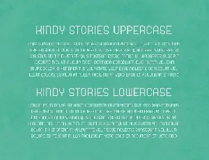 Kindy Stories Font