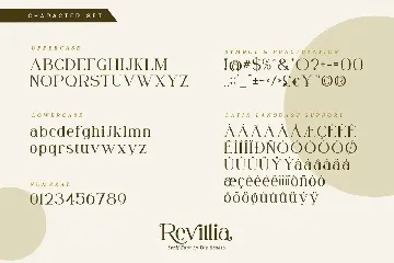 Revillia-Casual Serif Font