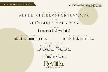 Revillia-Casual Serif Font