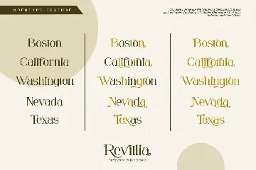 Revillia-Casual Serif Font