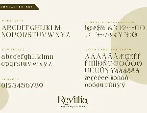 Revillia-Casual Serif Font