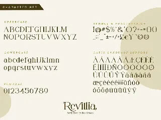 Revillia-Casual Serif Font