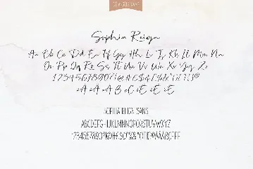 Sophia Reign signature font duo